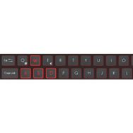 Acer Aspire VX5-591G-74TC V2 Klavye