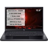 Acer Nitro V 15 ANV15-51 NH.QNBEY.002 i7-13620H 8GB RAM 1TB SSD RTX 4050 FreeDOS 15.6 inç Oyun Bilgisayarı