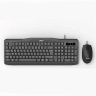 Acer OAK-930 Kablolu Sessiz Tuşlu Siyah Klavye Moue Set