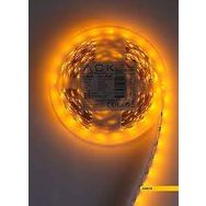 ACK 12 V 14.4 W 5 m Üç Çip 60 Ledli Amber Işık Şerit Led