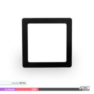 Ack 12 W Siyah Gövde 6500k Beyaz Işık Sıva Üstü Kare Led Panel Armatür