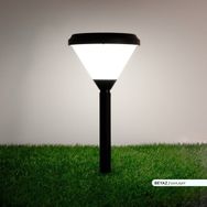 ACK 6500k Solar Opak Cam Beyaz Işık Set Üstü Kazıklı Güneş Enerjili Led Bahçe Armatürü