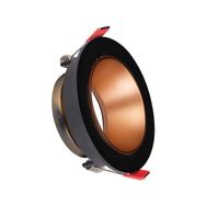 ACK AH03-07221 Rose Gold Reflektörlü Siyah Yuvarlak Spot Kasası