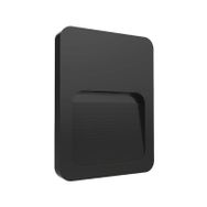 ACK AH07-01400 Avva Sensörlü Duvar Siyah 2W Armatür