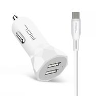 ACL AC-90 2.4A USBx2 Lightning USB Kablolu Araç İçi Şarj Aleti