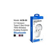 Acl Acb-55 5.3 Versiyon Type-C Şarj Girişli Tws Wireless Kulakiçi Kulaklık