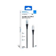 ACL ACK-100 3A 60 W 0.30 mt USB-C to Type-C Led Işıklı USB Uyumlu Şarj Kablosu