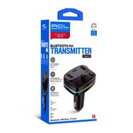 ACL AFT-10 Rgb Type-c Fm Transmitter Müzik Oynatıcı Kablosuz Bağlantı Bluetooth 5.0 Araç Şarj