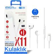 ACL K1-34X Beyaz Kablolu Kulak İçi Kulaklık