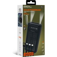 ACL Pw-61 30.000 mAh Güneş Enerjili Siyah Powerbank
