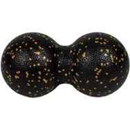 Actifoam Peanut Lacrosse Massage 12x24 cm Ball Fıstık El Ayak Uyarıcı Siyah Masaj Topu