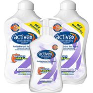 Activex Antibakteriyel Hassas 2x1.5 lt +500 ml Sıvı Sabun