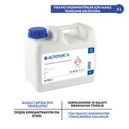 Actolind A 5 lt Yıkayıcı Dezenfektörler İçin Alkali Temizleme Solüsyonu