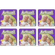 Actual Yetişkin Bel Bantlı Small 6x30 Adet Hasta Bezi