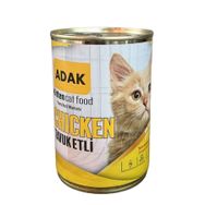 Adak 48x415 gr Tavuk Etli Yavru Kedi Maması Konservesi