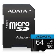 Adata 64 GB Premier microSDXC Card with Adapter UHS-I Class10 V10 Hafıza Kartı