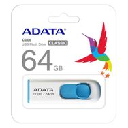 Adata C008-64 gb 64 gb USB2.0 Classic (White + Blue) Flash Bellek