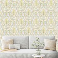Adawall 9901-4 Tropicano Gri Damask Desen Duvar Kağıdı