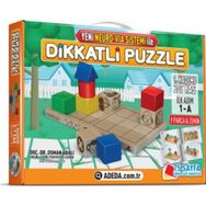 Adeda 3 Boyutlu İlk Adım Dikkatli Puzzle