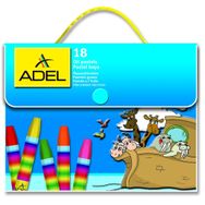 Adel 18 Renk 4281818000 Çantalı Yağlı Pastel Boya