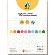 Adel 25x35 cm 160 gr 10'lu Karışık Fon Kartonu