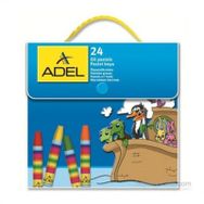 Adel 4281824000000 24 Renk Çantalı Yağlı Pastel Boya