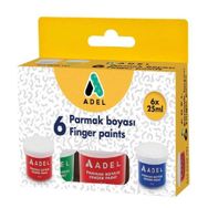 Adel 6 Renk 25 ml Parmak Boyası