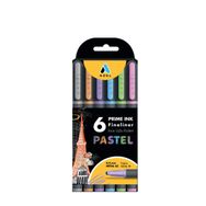 Adel Prime Ink 6'lı Pastel Fineliner