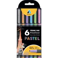 Adel Prime Ink 6'lı Pastel Fineliner