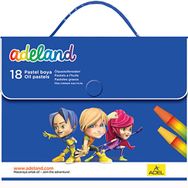 Adeland 18 Renk Çantalı Pastel Boya