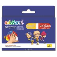 Adeland 6 Renk 25 ml Parmak Boyası