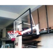 adelinspor Duvara Monte Basketbol Potası Tek Noktadan Bağlantılı 105*180 10 Mm Akrilik Cam Panya 45Cm Sabit Çember