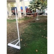 Adelinspor Seyyar Fileli Beyaz Badminton Direği