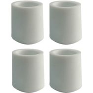 Adem Koç Plastik PVC 21 mm Sandalye Profil Sessiz Yumuşak 4 Adet Ayak Pabucu