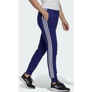 Adidas Essentials Single Jersey 3-Stripes Lacivert Kadın Eşofman Altı