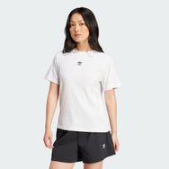 Adidas Essentials Wdie Rib Beyaz Kadın T-shirt