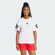 Adidas Future Icons 3-Stripes Beyaz Kadın T-shirt