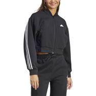 Adidas Future Icons 3 Stripes Bomber Siyah Kadın Sweatshirt