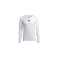 Adidas GN5676 Beyaz Team Base Tee Erkek Futbol Uzın Kollu Antrenman T-shirt