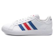 Adidas Grand Court Base 2.0 Beyaz Kırmızı Mavi Erkek Sneaker Spor Ayakkabı