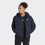 Adidas Helionic Hooded Down Lacivert Erkek Mont