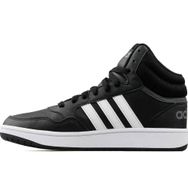 Adidas Hoops Mid 3.0 K Siyah Beyaz Unisex Çocuk Spor Ayakkabı