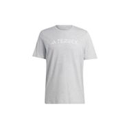 Adidas HY1695 TX Logo Tee Gri Erkek T-Shirt