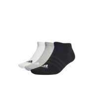 Adidas IC1337 T SPW LOW Gri Beyaz Siyah 3'lü Unisex Çorap Seti