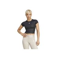 Adidas IK5503 Siyah HYGLM T Q4 Kadın Antrenman T-Shirt