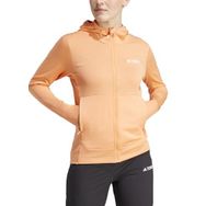 Adidas IQ3729 Turuncu W Terrex XPerior Light Fleece Outdoor Kadın Ceket