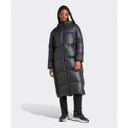 Adidas IV9770-001 Big Baffle Down Coat Siyah Kadın Mont