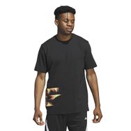 Adidas IW7847 Siyah TRAE FNDN TEE Basketbol Erkek T-Shirt