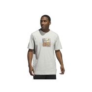Adidas IX0096 Gri Lil Stripe Comic Graphic TEE Günlük Erkek T-shirt