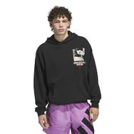 Adidas IY1592 Siyah AE GFX Hoody Basketbol Erkek Sweatshirt